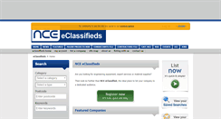 Desktop Screenshot of classified.nce.co.uk