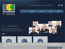 Tablet Screenshot of nce.de